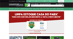 Desktop Screenshot of casadopabx.com.br